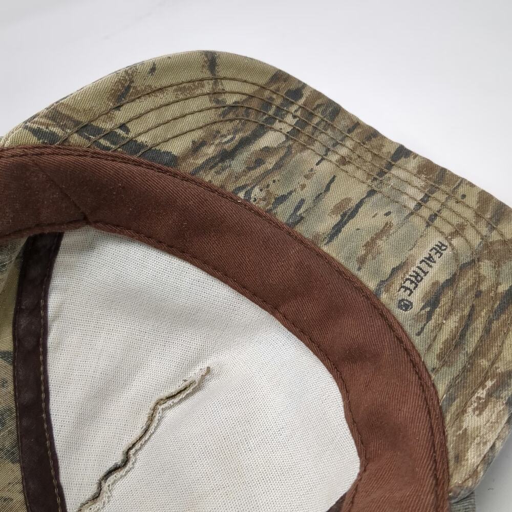 5 Panel Green One Size General Car Exhaust Realtree Camo Snapback hat Automotive - Picture 8 of 9